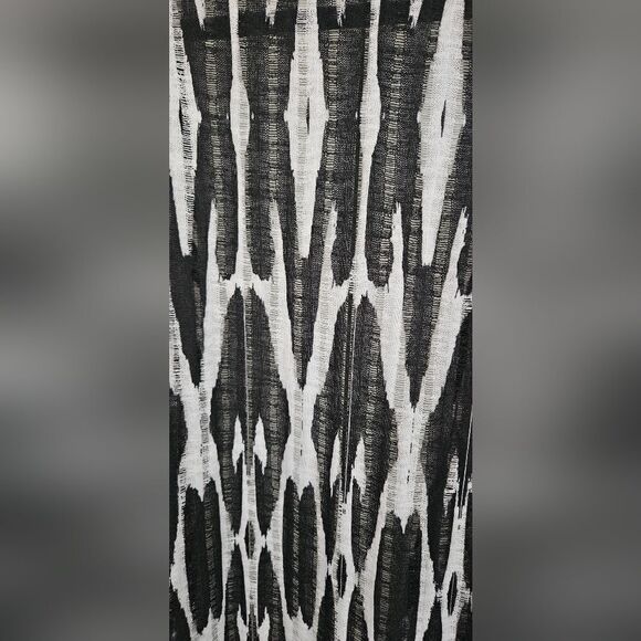 TanJay Black and White Cardigan Sweater - Picture 5 of 5